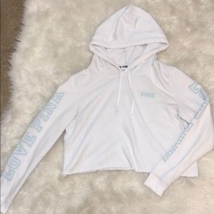 Victoria’s Secret Pink cropped hoodie